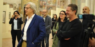 Vittorio Sgarbi incontra le opere di Cosimo Epicoco