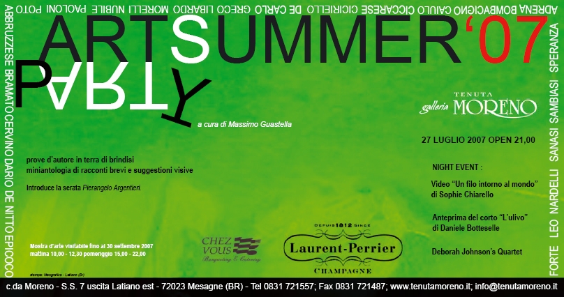 ARTSummer party (2007) - Tenuta Moreno, Latiano (Brindisi)