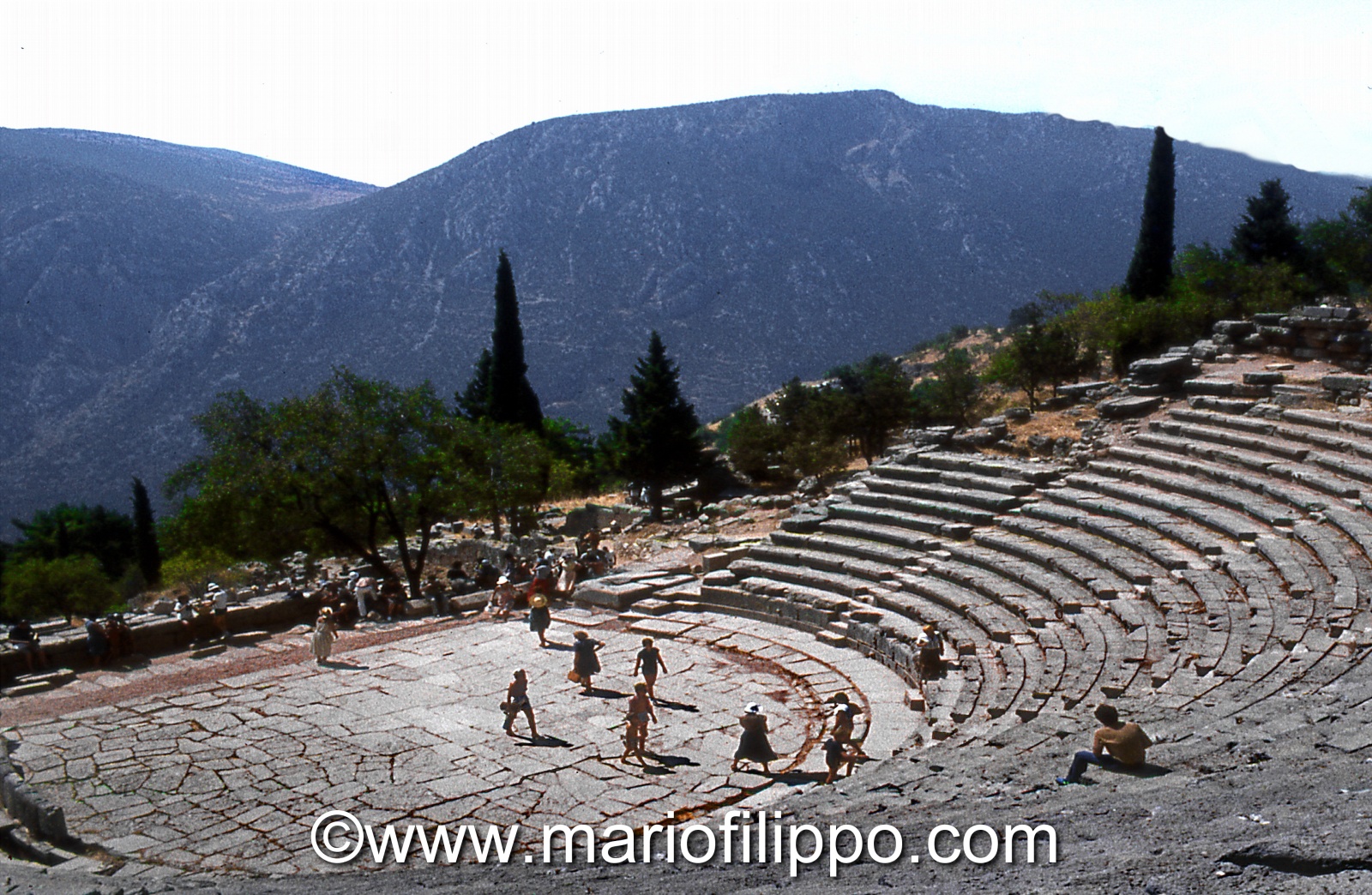 Grecia Delfi -teatro 